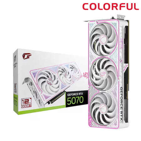 컬러풀 COLORFUL iGame 지포스 RTX 5070 ULTRA OC White D7 12GB 도우정보 그래픽카드 VGA