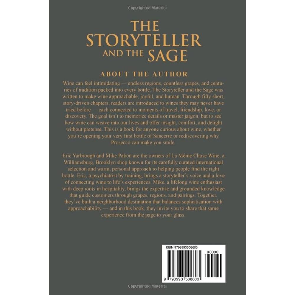 The Storyteller and the Sage a at of [hardcover] One Time Wines World, Glass Exploring - 상세 이미지 2