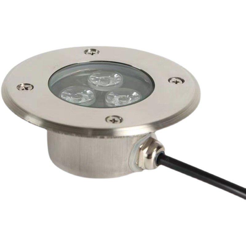수중매립등 수영장 램프 풀빌라 수중등 야간 조경 분수대 웜화이트 12V 100x40mm - 상품 이미지