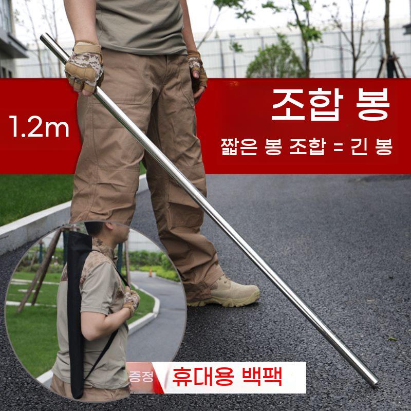 봉술 쿵후 쿵푸 후프 스틱 소림 파이프 곤봉 쇠 장봉 무술 연습 - 상세 이미지 3
