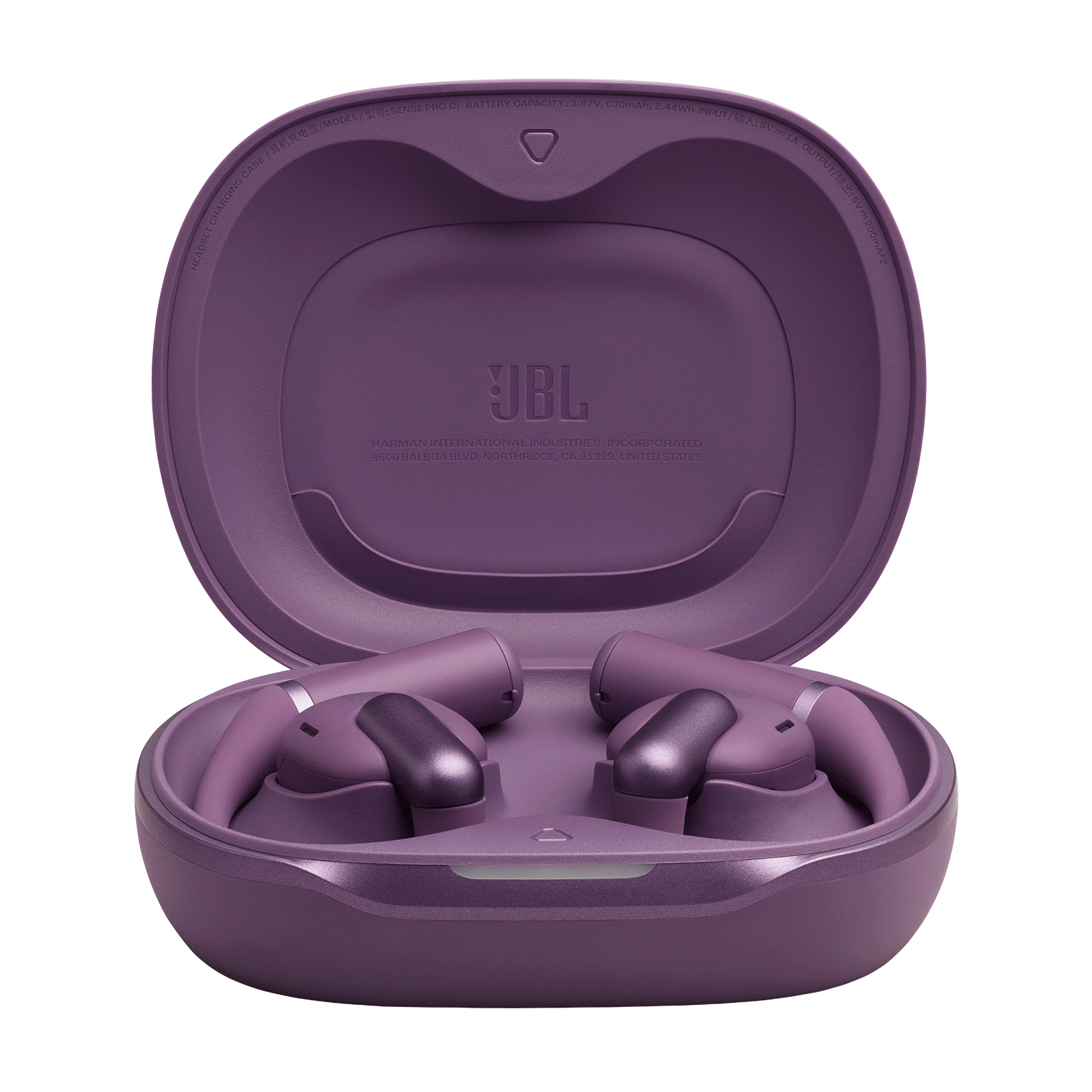삼성공식파트너 JBL SENSE PRO 귀걸이 오픈형 러닝 무선 이어폰 퍼플 - 상세 이미지 5
