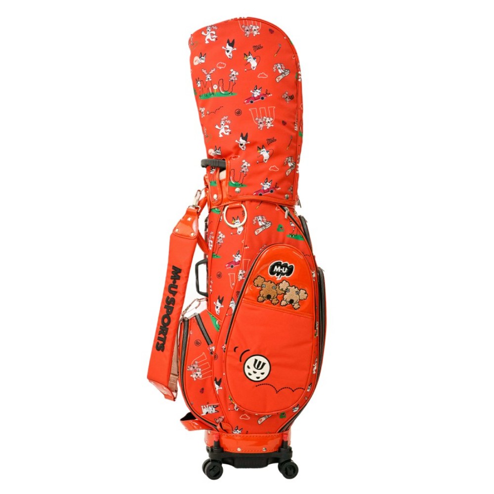 엠유스포츠 M.U SPORTS 여성 골프 캐디백 4륜 카트형 2025FW 703R6136 이미지 7