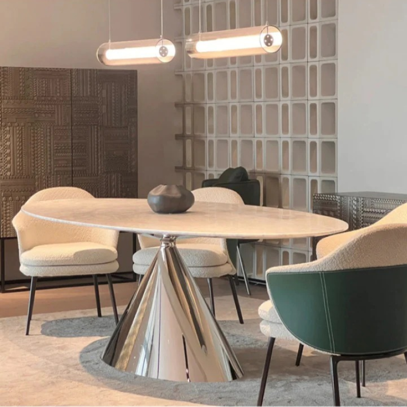 데살토 클레이 오벌 식탁 테이블 Cray Oval Dining Table 이미지 8