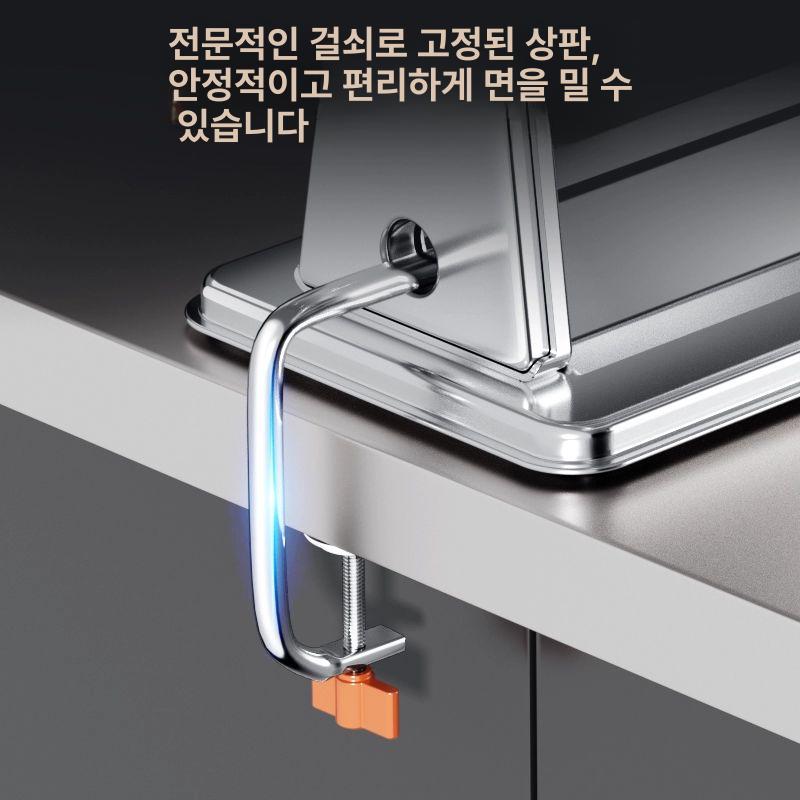 칼국수기계 가정용 소형 머신 만두피 제면기 수동 스테인리스 - 상세 이미지 4