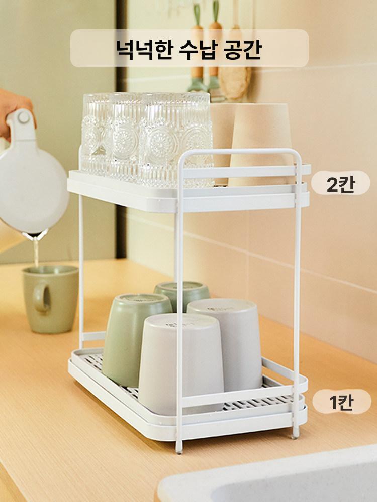 진공 텀블러 보온보냉 투명 물병 빨대 보온 티보틀 보냉 2단 화이트 - 상세 이미지 2