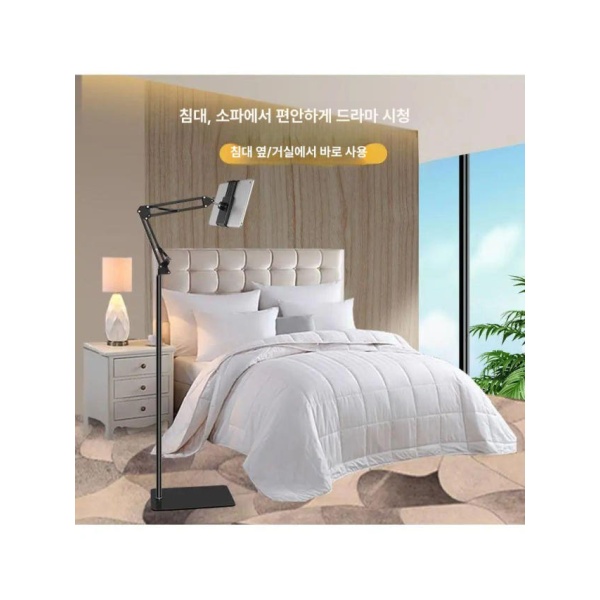 최강집게형 휴대폰 태블릿 거치대 소프트 그립 스탠드 클램프 자바라 YX 203 이하 A 듀얼 세트 표준클램프11 18cm 17번 - 상세 이미지 3