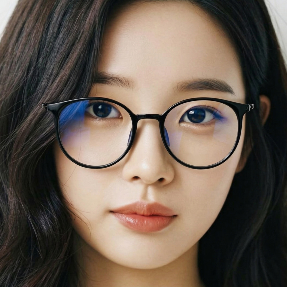 코받침없는 안경 국산 울템 얇은 가벼운 뿔테 안경테 듀노스 - 상세 이미지 4
