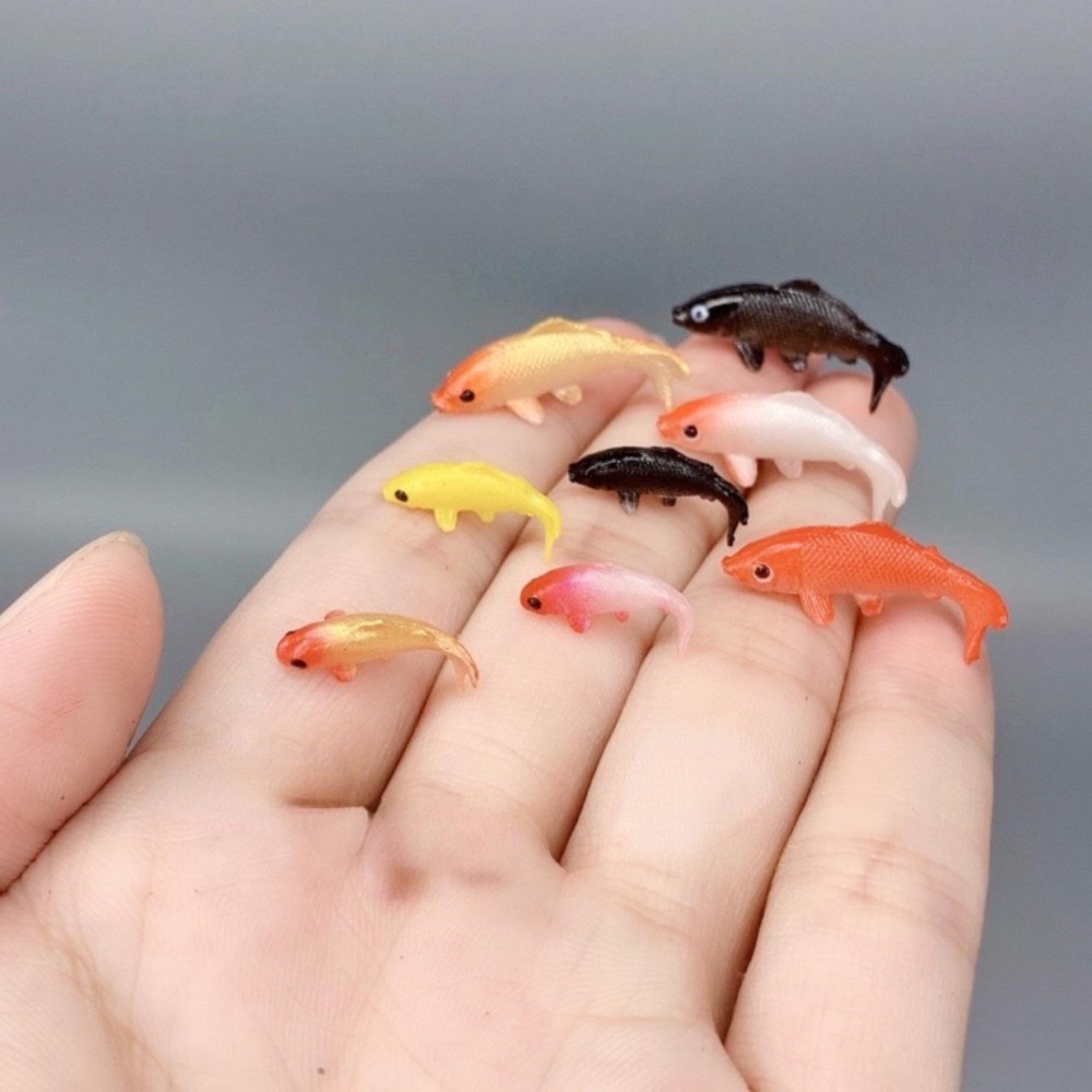 미니어처 어항 소품 장식 생물 모형 1.7cm 미니어처 물고기 - 상품 이미지