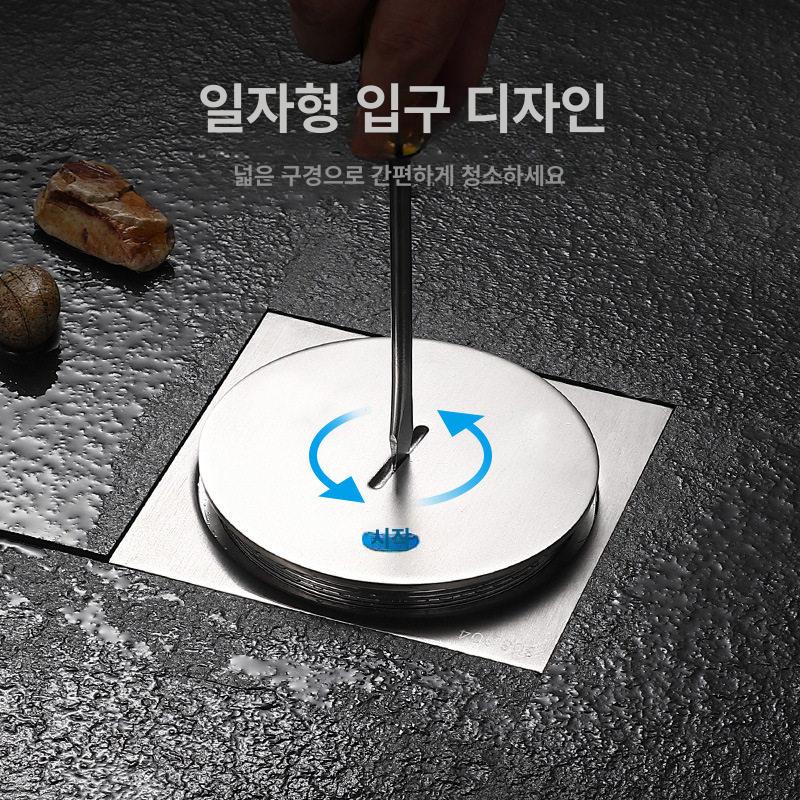 스테인리스 소제구 PVC 청소구 배관 배수관 점검 덮개 원형 7.5cm 75 - 상세 이미지 2
