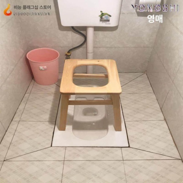 초강력 접이식 스툴 세척기 의자 업소용 보강형 조절기 레벨러 4개 미끄럼 방지 매트 25cm 보강형 4개 + 40cm 방지 매트 - 상세 이미지 4