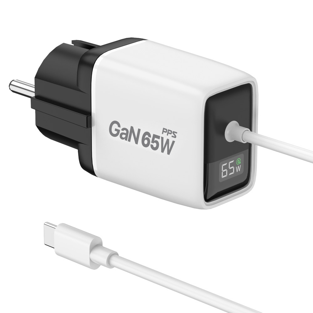 UM2 C타입 2M 케이블 일체형 GAN 65W 초고속 충전기 CABLE-PD65W-LED - 상세 이미지 4