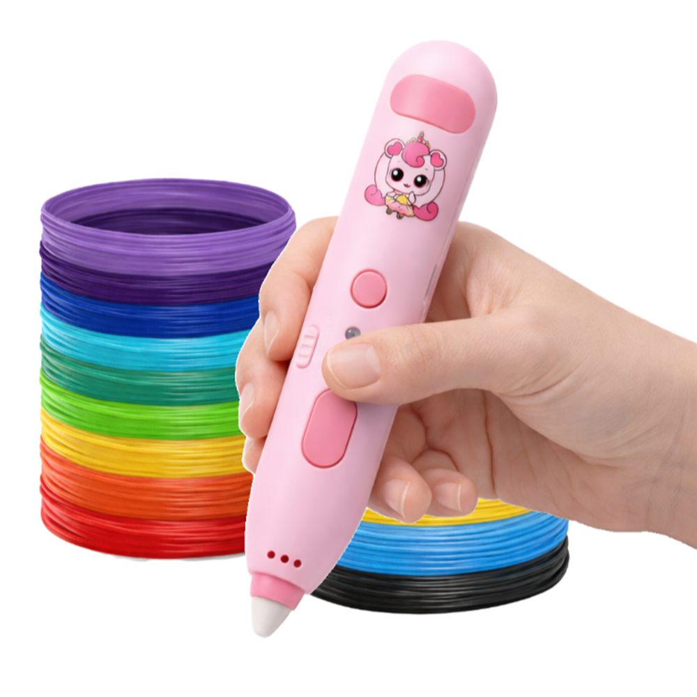 이지드로잉 티니핑 저온 3D펜 쓰리디펜 PCL 필라멘트 700mAh 5M 10개 세트 - 상세 이미지 3