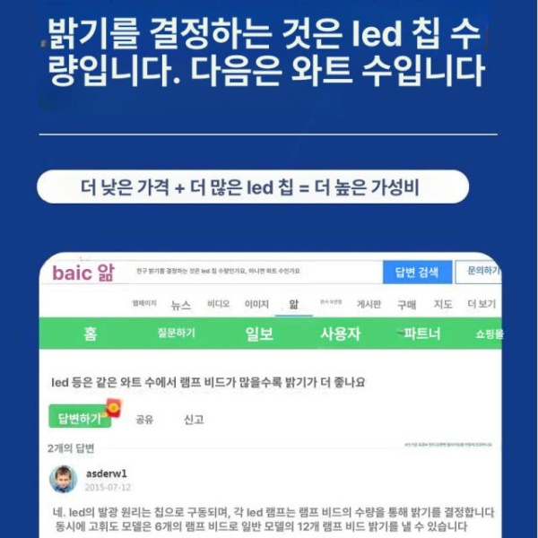 초강력 태양광 LED 투광등 센서등 산책로 보안등 정원등 야외 3000 262개 방수 220평 10m 140 고휘도 LED 방수 + 약 50평 - 상세 이미지 4