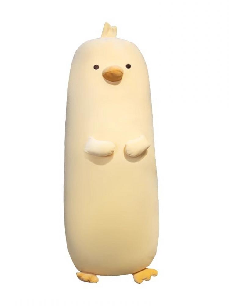 귀여운 병아리 바디필로우 롱필로우 동물 인형 안고자는 크림옐로우치킨 [분리형] 120cm - 상세 이미지 5