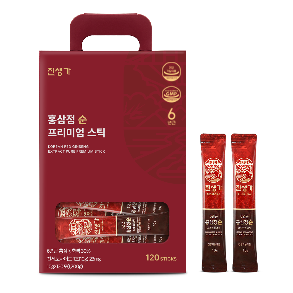 진생가 홍삼정 순 프리미엄 스틱 10g 120포 실속형 이미지 2