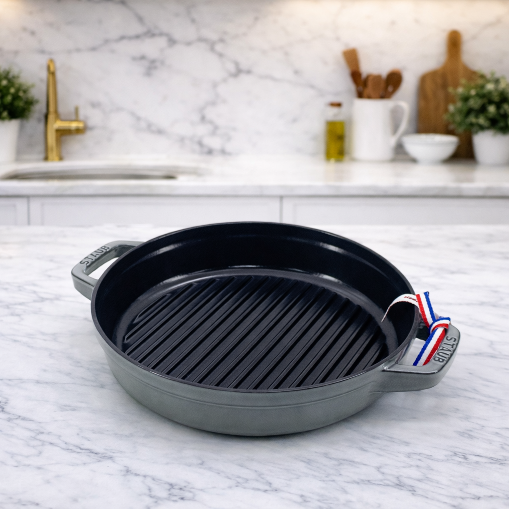 스타우브 STAUB 그릴팬 높은형 26cm 그레이 145492618-B 프랑스 B품 - 상품 이미지