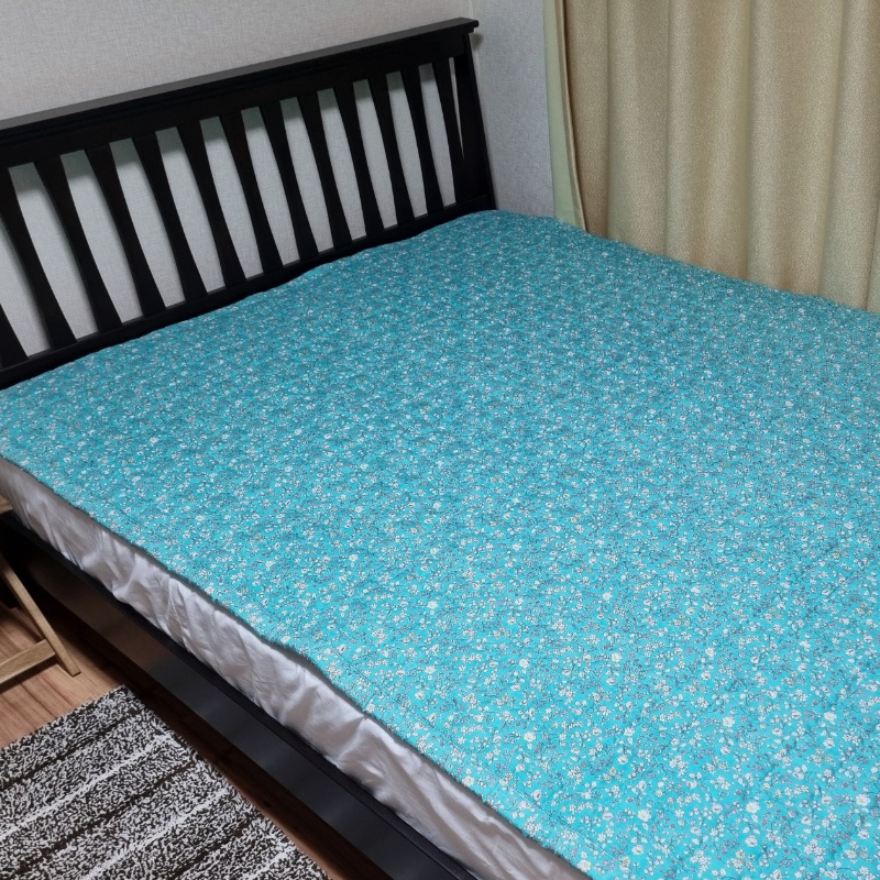 국산 매트리스패드 누빔이불 침대패드 슈퍼싱글 침대요 SS