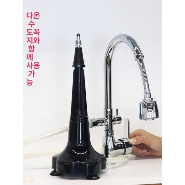 프리미엄 컵 세척기 카페 매립형 피처린서 워터스테이션 고압 저그 이중 온도 수도꼭지 - 상세 이미지 4