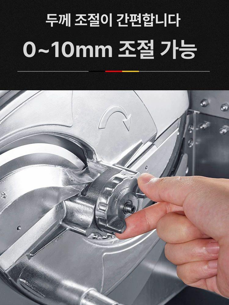야채 과일 양파써는기계 레몬슬라이서 업소용 마늘 채썰기 감자칩만들기 전동수동겸용 - 상세 이미지 4