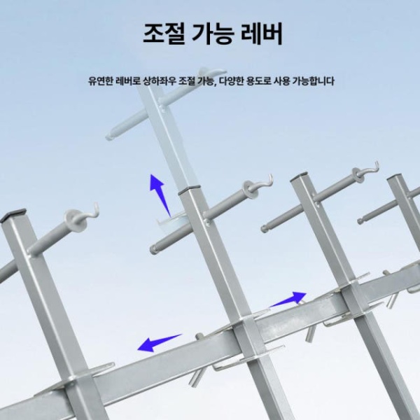 전문가용 자동차 도색 범퍼 거치대 스프레이 작업용 카센터용 한정기간할인 4개 행거 6개 스탠드 1단계두꺼워진 보강된 진열대 - 상세 이미지 5