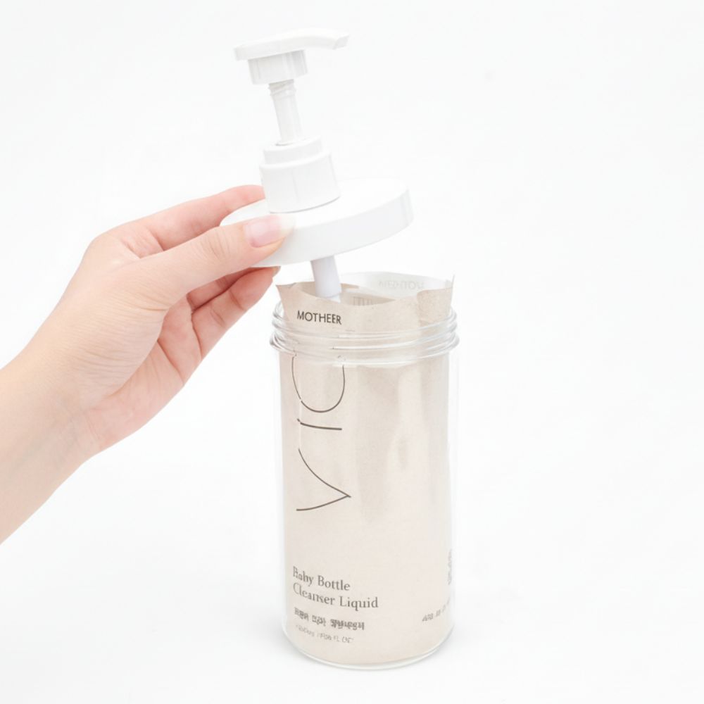 와이드 입구 리필통 1000ml 디스펜서 공병 펌프형 소분용기 주방세제 바디워시 리필용기 - 상품 이미지