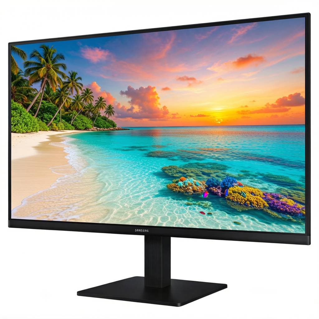 삼성 모니터 24인치 60.4cm FHD IPS 광시야각 듀얼 컴퓨터 모니터