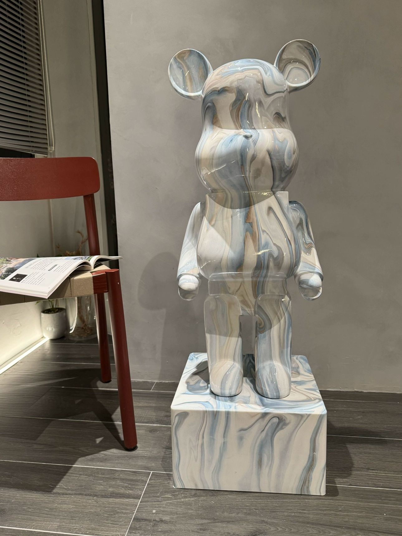 인테리어 특이한 대형 귀여운곰 인스타감성 저금통 80cm 페인티드 페인티드 약 1m - 상세 이미지 2