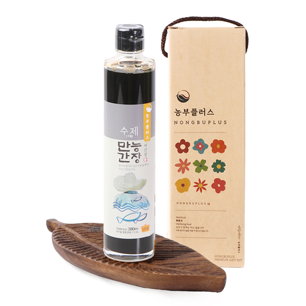 농부플러스 다시마만능간장 300ml 1병 선물세트 - 상세 이미지 2