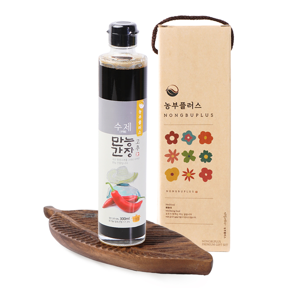 농부플러스 다시마만능간장 300ml 1병 선물세트 - 상세 이미지 3
