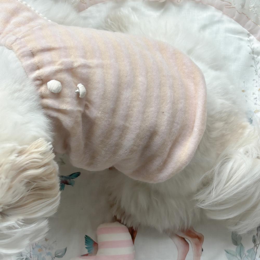 뚜담펫 강아지 수면 조끼 고양이 니트 강아지옷 말티푸옷 - 상세 이미지 4