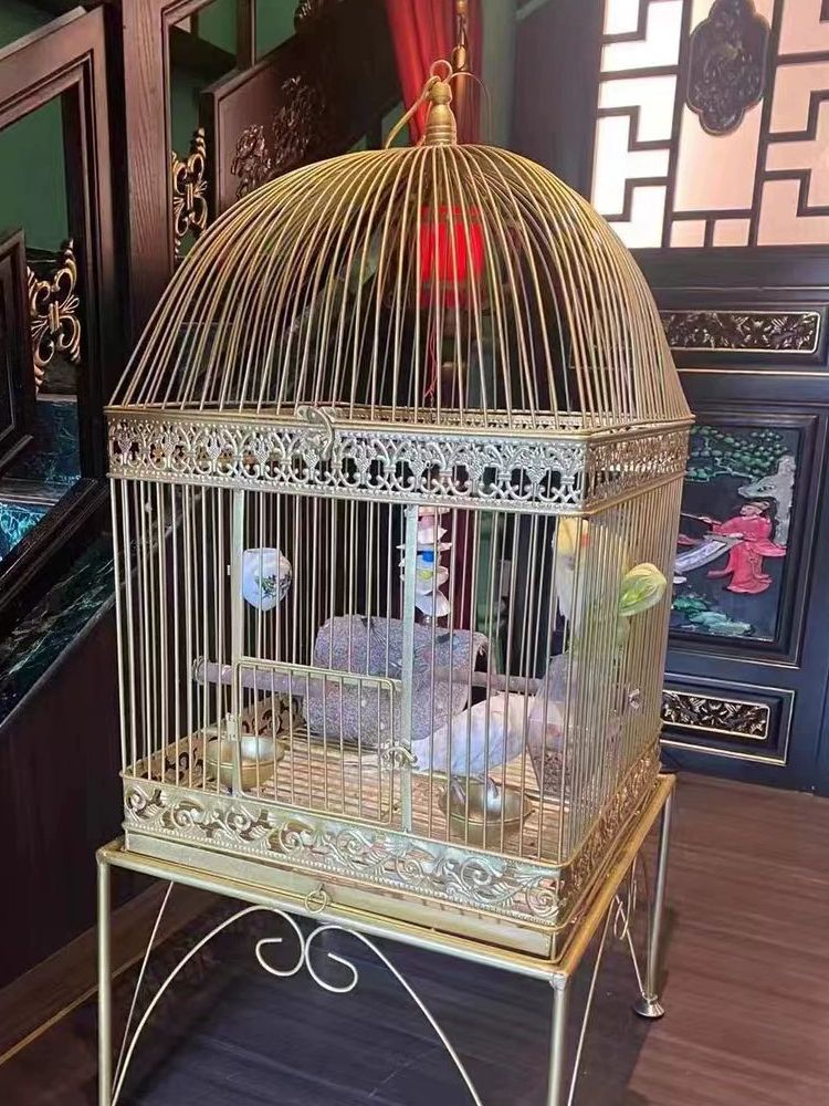 엔틱 새장 초대형 잉꼬 인테리어 빈티지 하우스 사육장 날림장 조류 - 상품 이미지