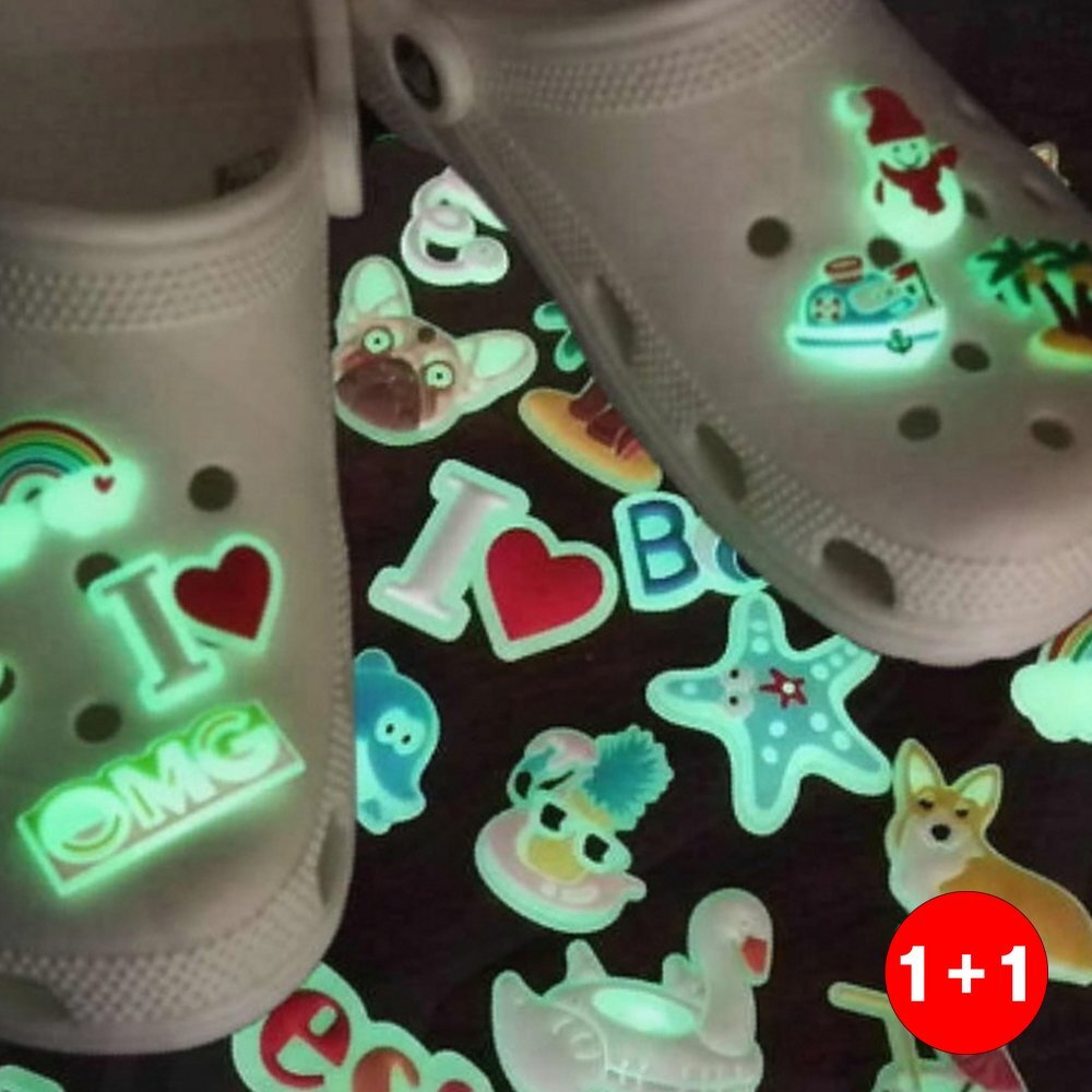 동물식물 사계절내내 야광 실내화 꾸미기 악세서리 파츠 가성비최고 식물(주문의2배수량 배송) - 상품 이미지