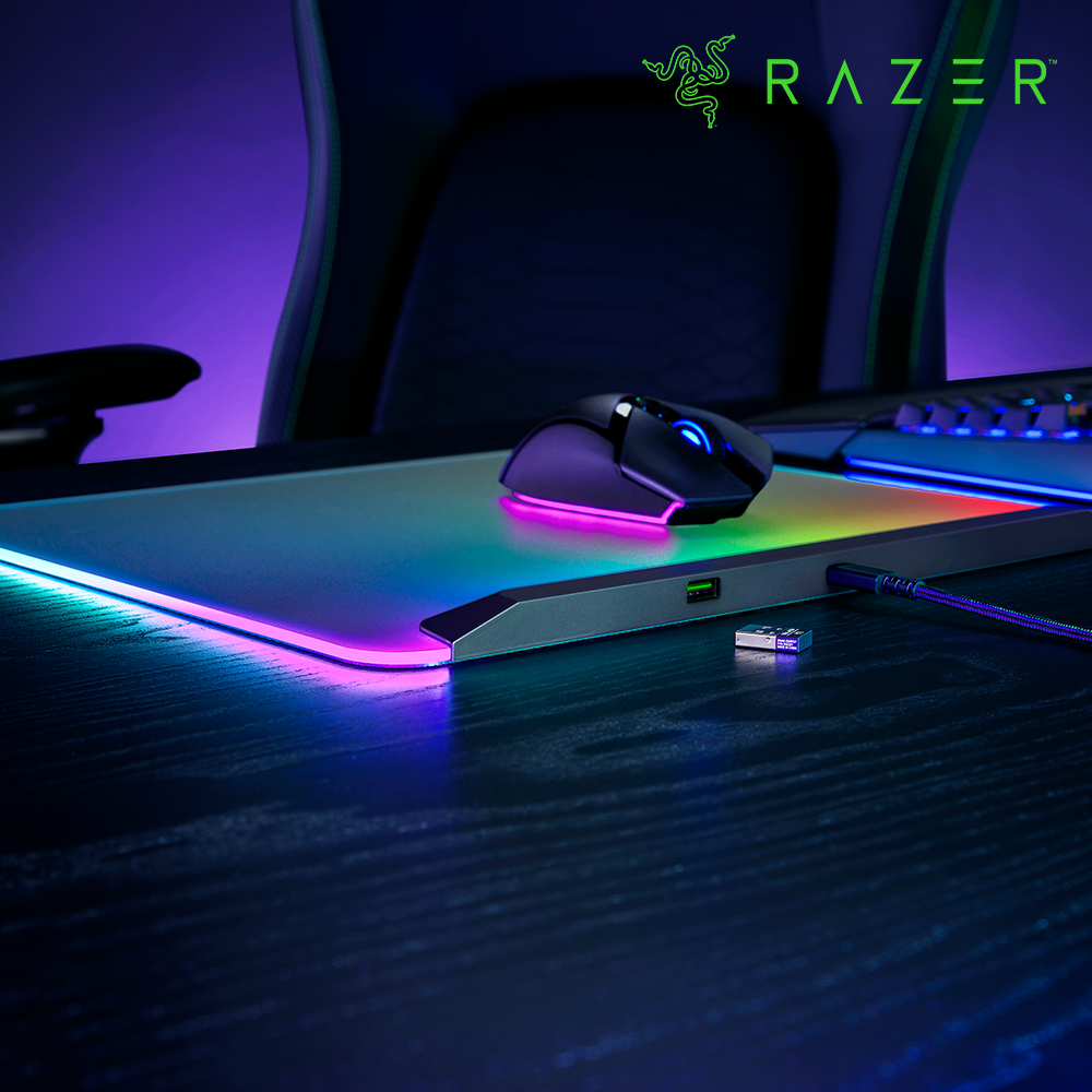 레이저코리아 파이어플라이 V2 Pro RGB 마우스패드 블랙 이미지 8
