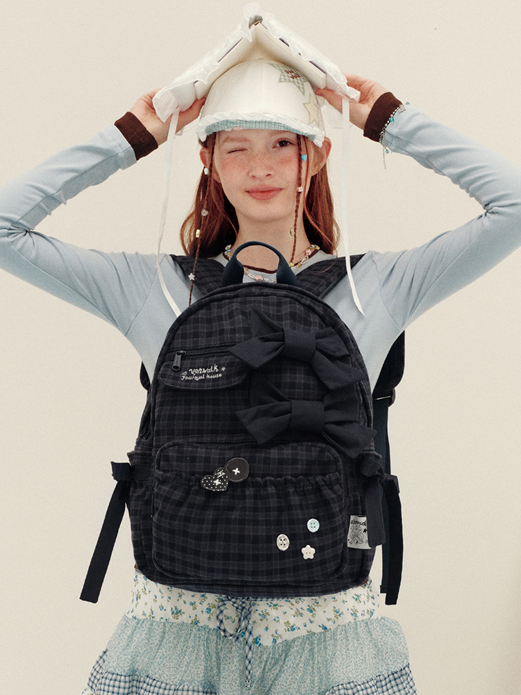 반워크 위시 백팩 여성 미니 디자이너 대학생 가방 데일리 핸드백 - 상세 이미지 2
