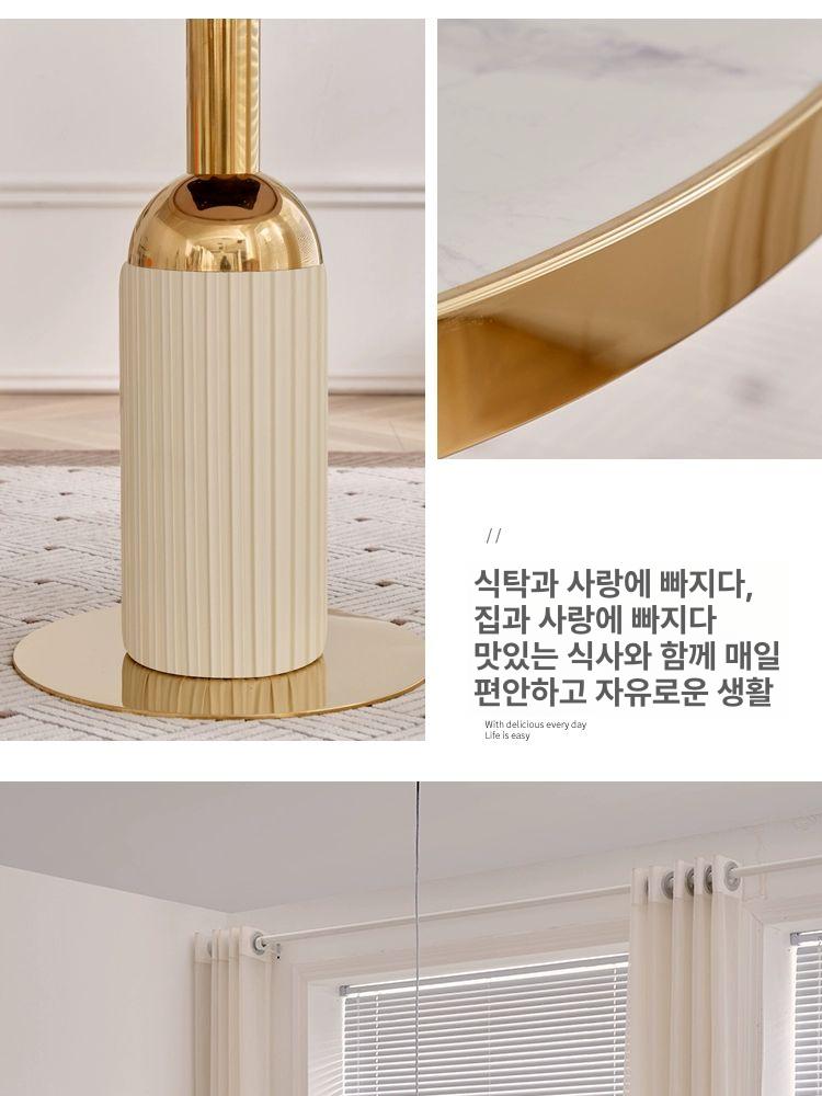 2인 티테이블 카페 엔틱 업소용 테라스 입식 식당 인테리어 까페테이블 - 상세 이미지 3