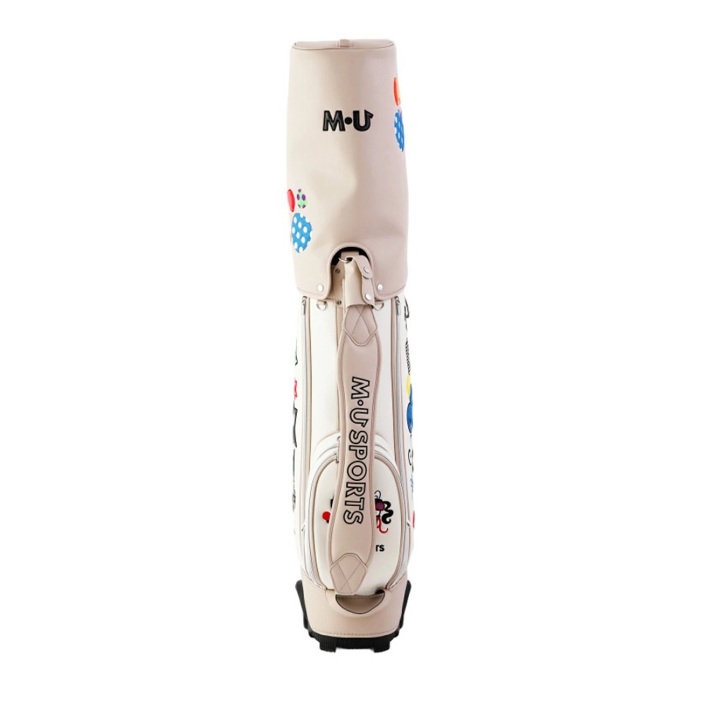 엠유스포츠 M.U SPORTS 골프 캐디백 팝아트 컬러풀 패치워크 자수 롤링솔 703R2122 - 상세 이미지 4