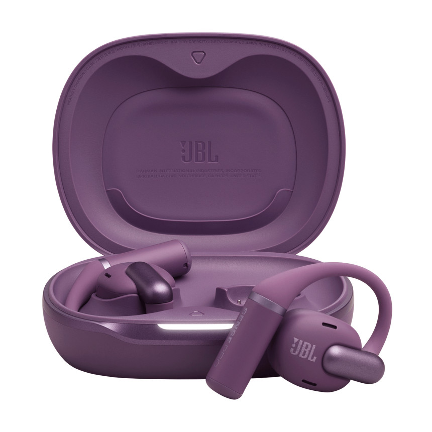 삼성공식파트너 JBL SENSE PRO 귀걸이 오픈형 러닝 무선 이어폰 퍼플