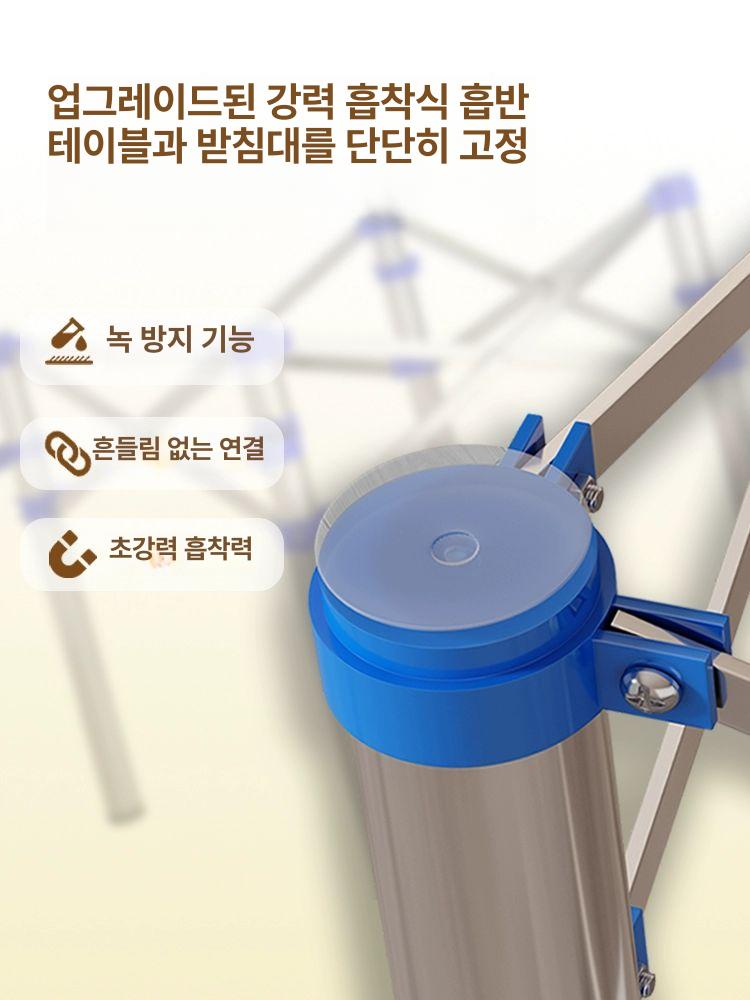 접이식 테이블 다리 철제 지지대 스텐 두꺼운 프레임 식탁 브래킷 책상 - 상세 이미지 5