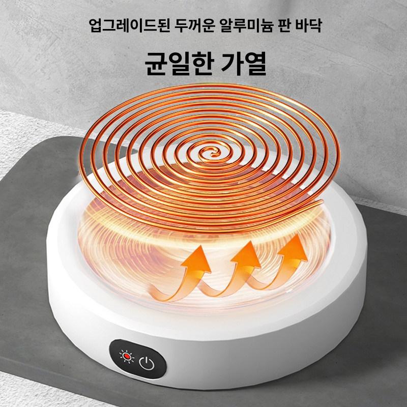 얼지않는물그릇 보온 길고양이 고양이 원형 볼 따뜻한 받침대 가열 강아지 밥그릇 온열 보온 - 상세 이미지 2
