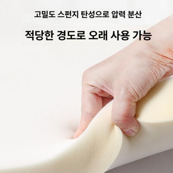 최적화된 릴랙스 스폰지 다리베개 종아리 쿠션 기능성 다리쿠션 콤보 세트 소형 R자형 삼각 포함 표준 의료용 소형 R자형 블루 50 25 - 상세 이미지 3