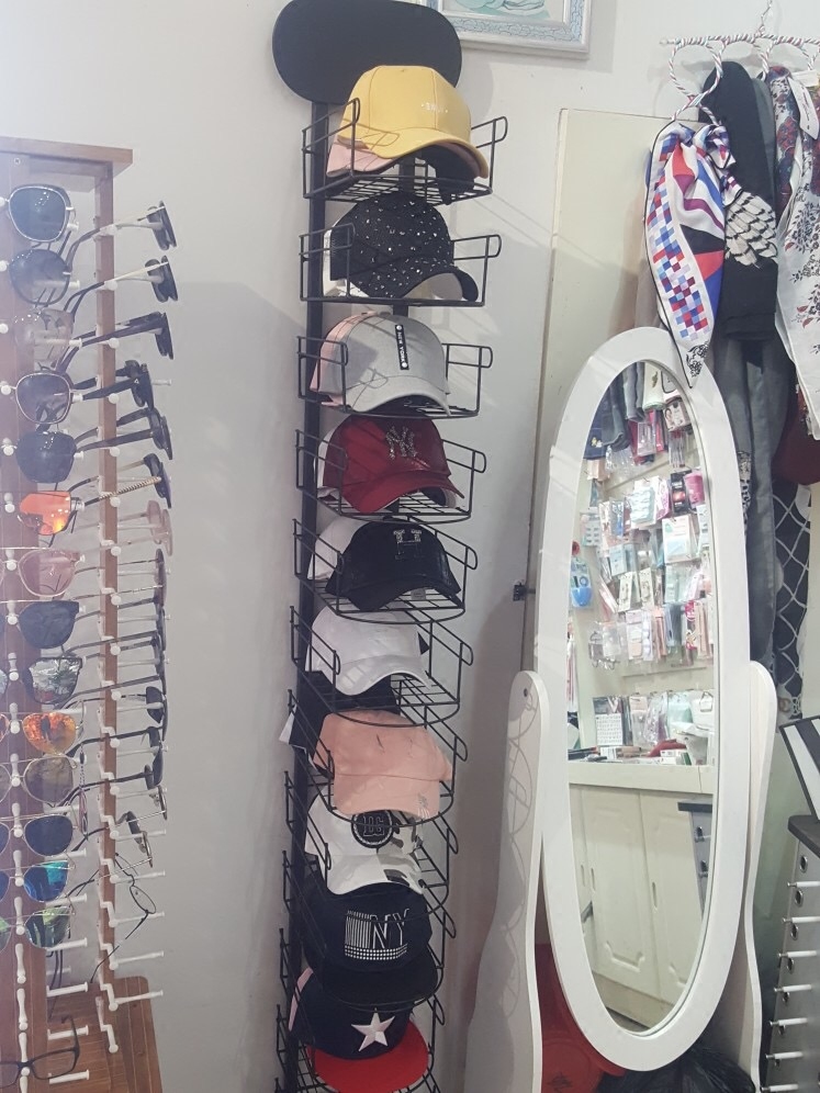 모자정리대 스탠드 철제 디피용 전시 모자걸이 거치대 진열대 모자선반 - 상세 이미지 2