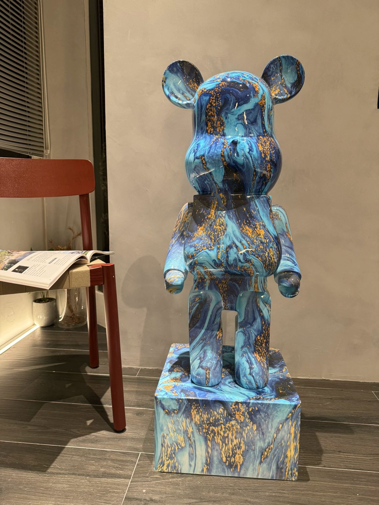 인테리어 특이한 대형 귀여운곰 인스타감성 저금통 80cm 페인티드 페인티드 약 1m - 상세 이미지 3