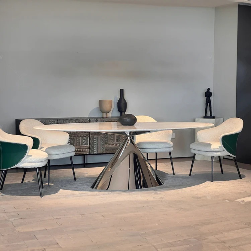데살토 클레이 오벌 식탁 테이블 Cray Oval Dining Table 이미지 7