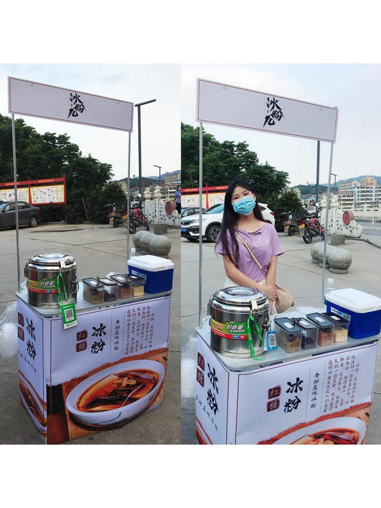 휴대용 플리마켓 부스 행사용 가판대 시식대 야외 진열대 접이식 판매대 - 상세 이미지 4