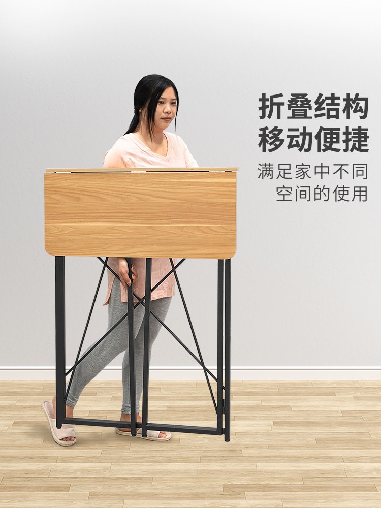 사무용 스탠딩 데스크 접이식 책상 키다리 테이블 학교 사무실 가구 높이 조절 책상 1인용 80cm 접이식 테이블 - 상세 이미지 3