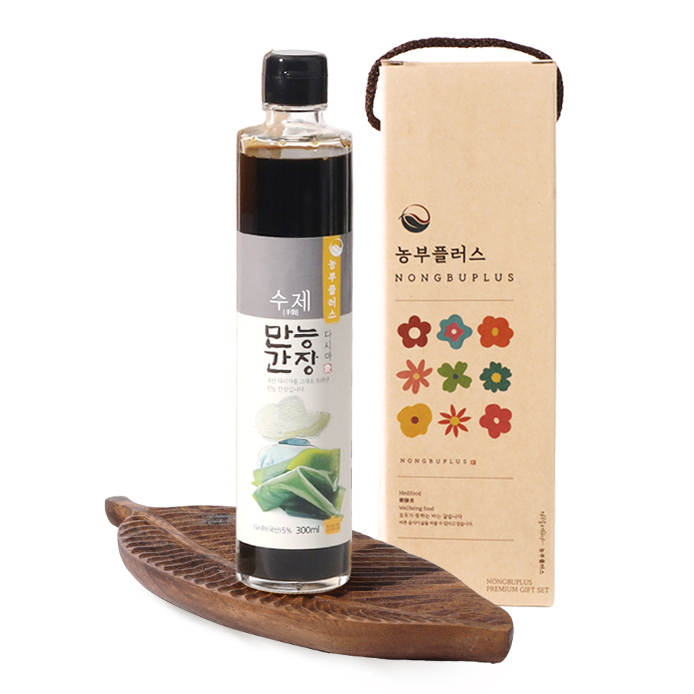 농부플러스 다시마만능간장 300ml 1병 선물세트 - 상품 이미지