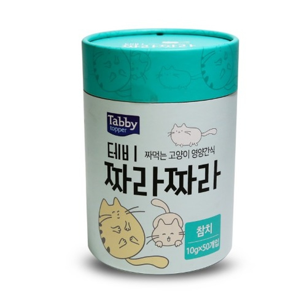 테비 애견간식 테비 짜라짜라 참치맛 (10g x 50개) - 상품 이미지