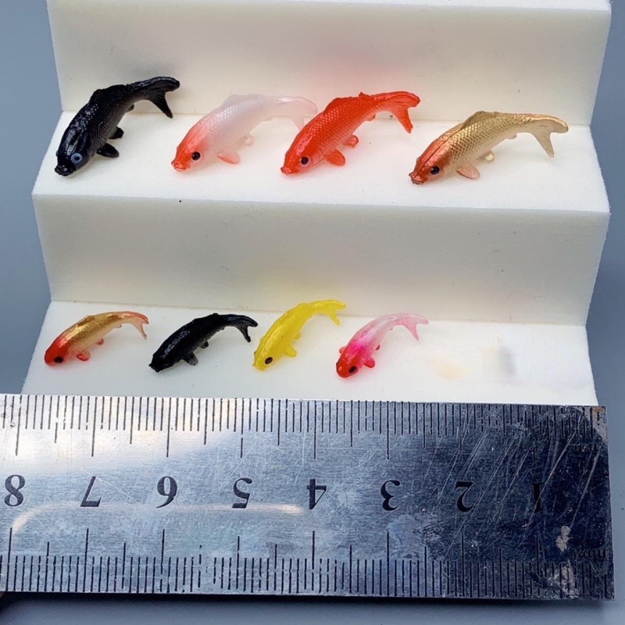 미니어처 어항 소품 장식 생물 모형 1.7cm 미니어처 물고기 - 상세 이미지 5