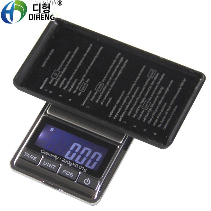 초정밀 전자 저울 0.1g 금은방 500g 소형 500g 0.01g + 조정용 저울 - 상세 이미지 4