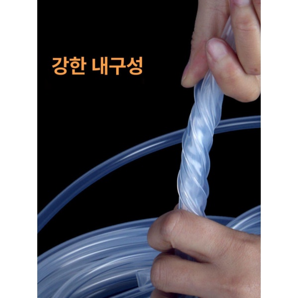 프리미엄 농업용 실리콘 튜브 투명 진공 고온용 내열 집진 2 x 4mm 5m 4 x 7mm 1m - 상세 이미지 5